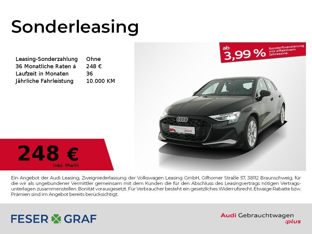 Abbildung Leasingangebot Audi A3 Sportback Adv. 35 TDI S tronic V-Cockp./Navi
