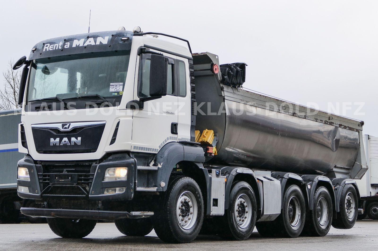 MAN TGS 35.500 Kipper Trösch Thermo-Mulde 10x4