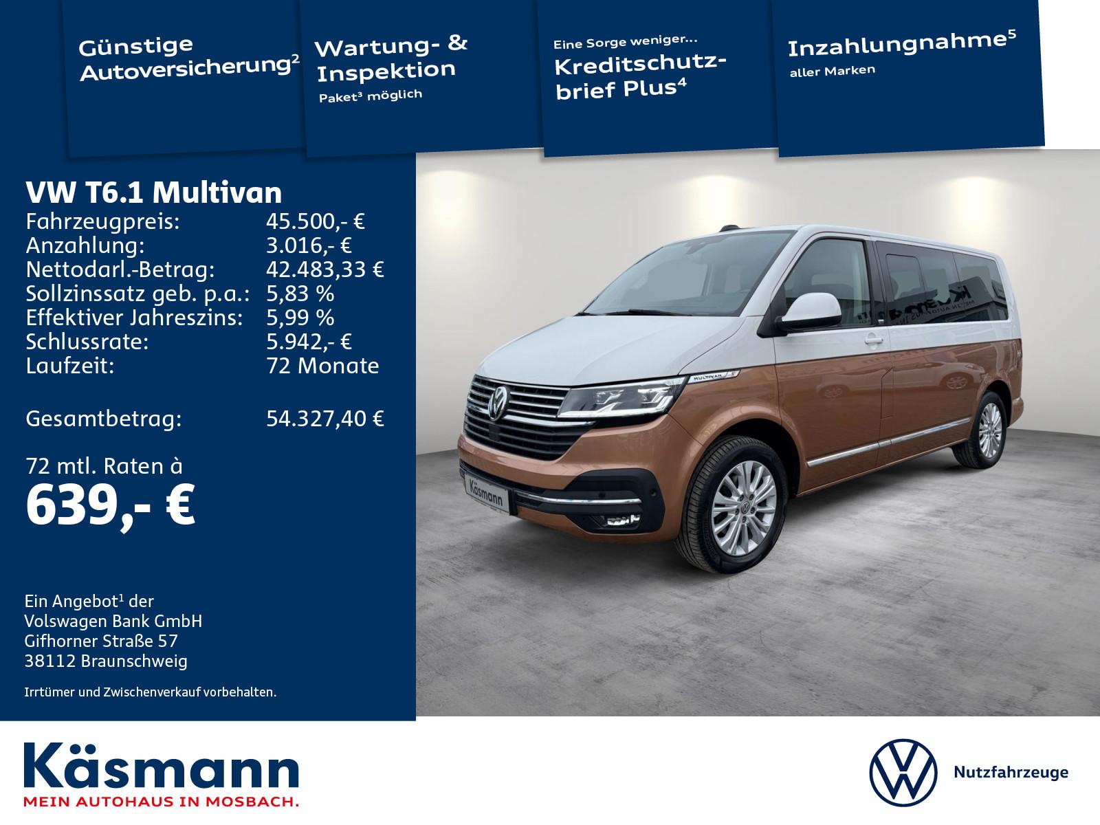 Volkswagen T6.1 Multivan Generation Six 2.0TDI AHK KAM NAV