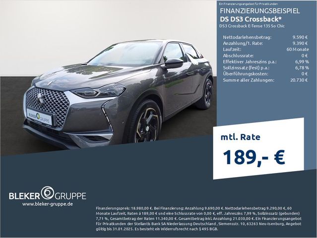 DS Automobiles DS3 Crossback E-Tense 135 So Chic