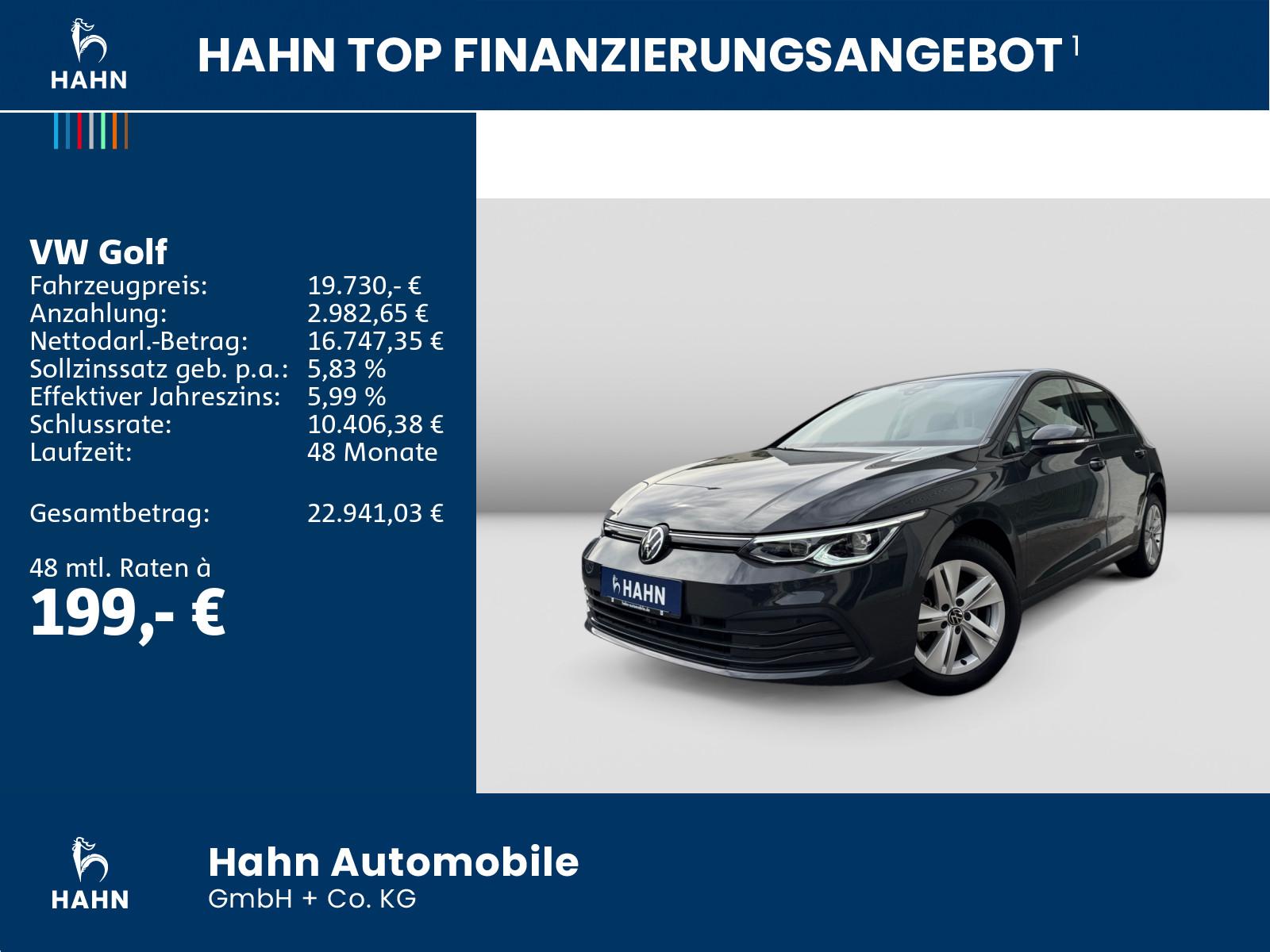 Volkswagen Golf 1.5TSI Life LED+ Navi CAM ACC MFL APP Sitzh