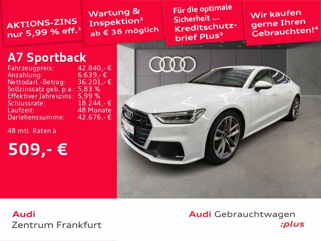 Audi A7 Sportback 40 TDI S tronic LED Navi Leder PDC