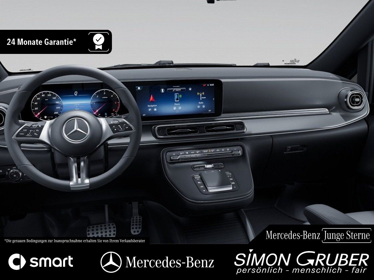 Fahrzeugabbildung Mercedes-Benz V 300 d 4M Ava L AMG Night Airmatic Tisch 7Sitze