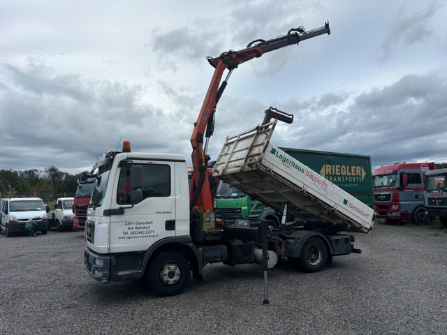 MAN 8.180 TGL KIPPER MIT PALFINGER PK 7001 KRAN 2012