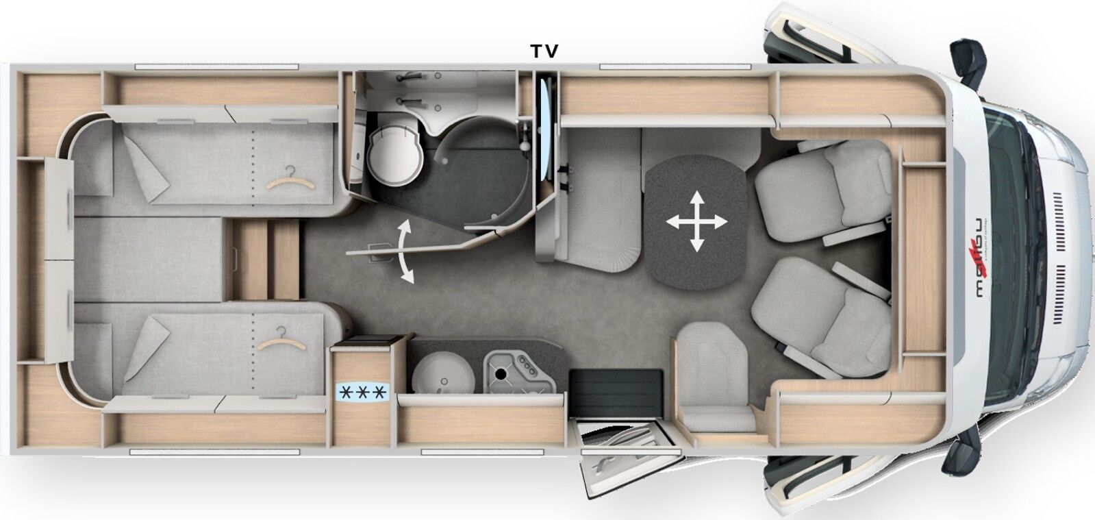 Fahrzeugabbildung Malibu T 430 KB LE comfort Navigation, RFK, TV