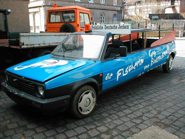 Volkswagen Cabrio Karnevalwagen Spaßauto Karneval