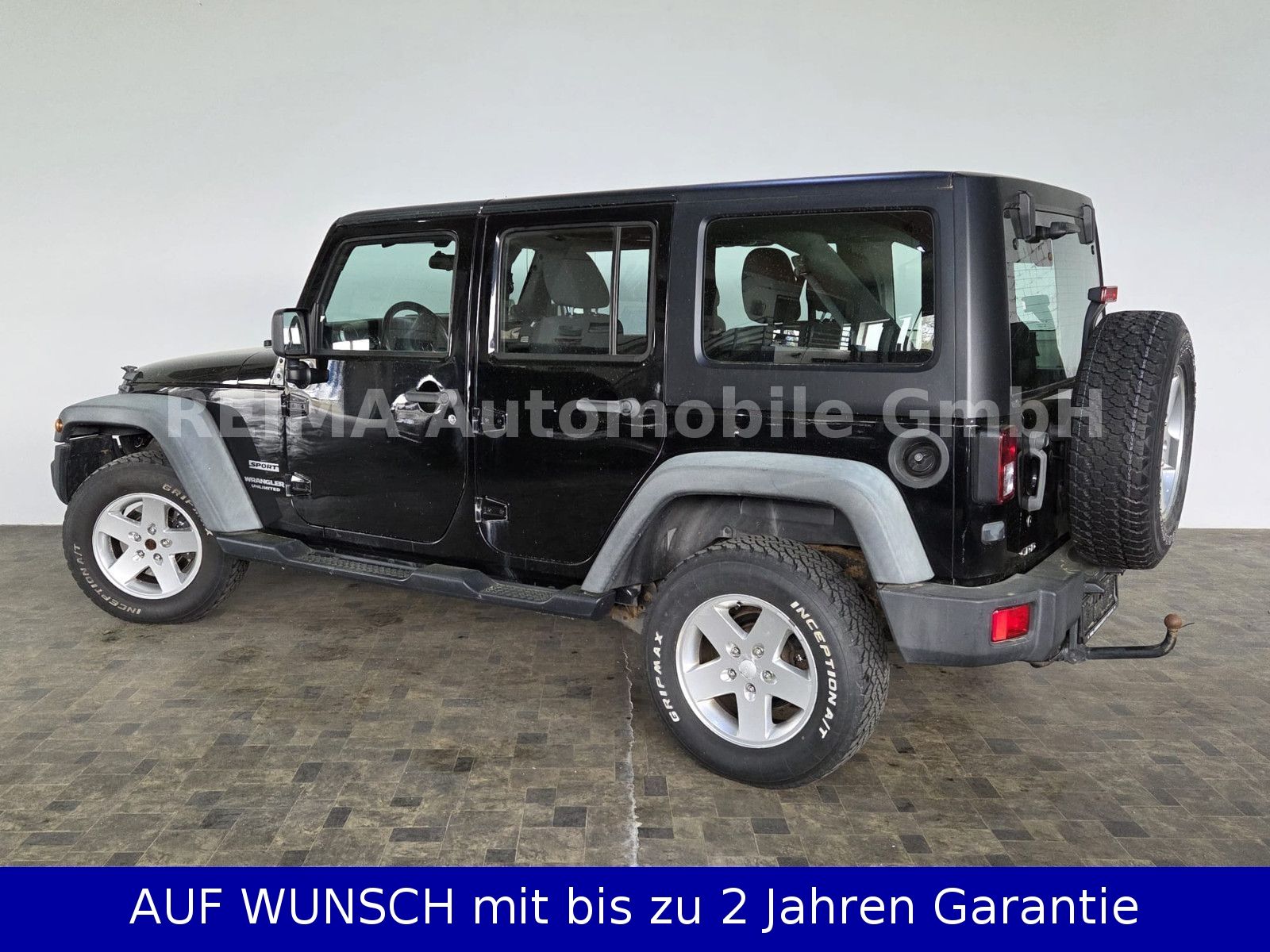 Fahrzeugabbildung Jeep Wrangler Unlimited Sport 5 türig , AHK