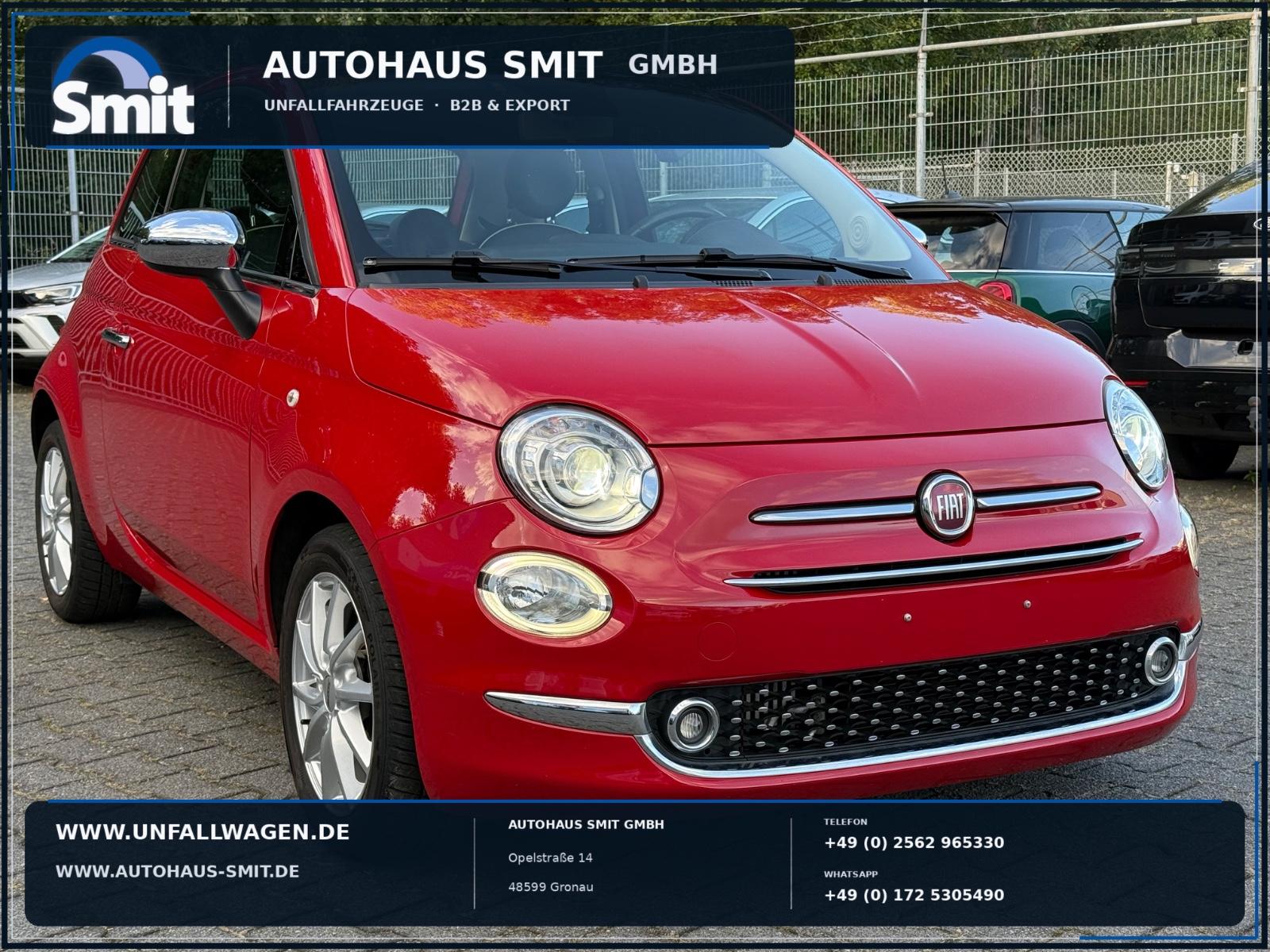Fiat 500 Mirror*PANO*TEMPOMAT*XENON*UConnect