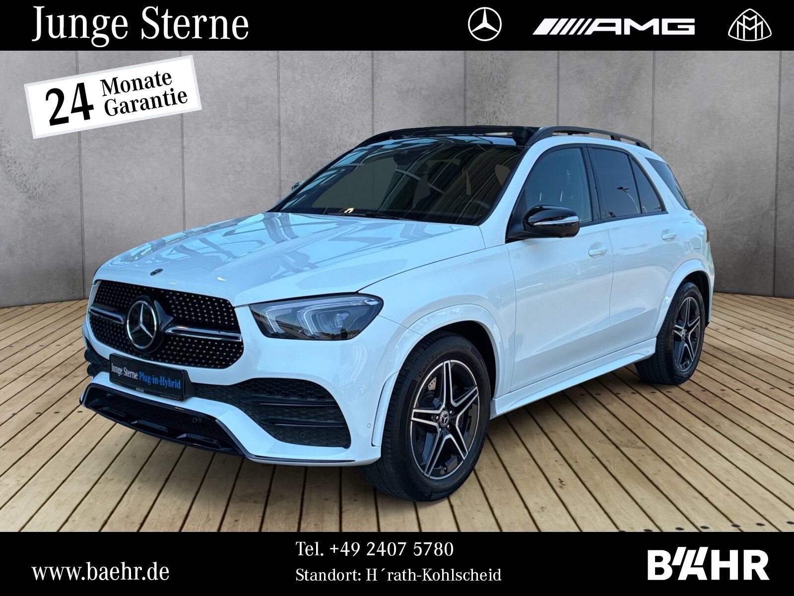 MERCEDES-BENZ GLE 350 de 4M AMG+Night/AHK/Pano/Distronic/360°