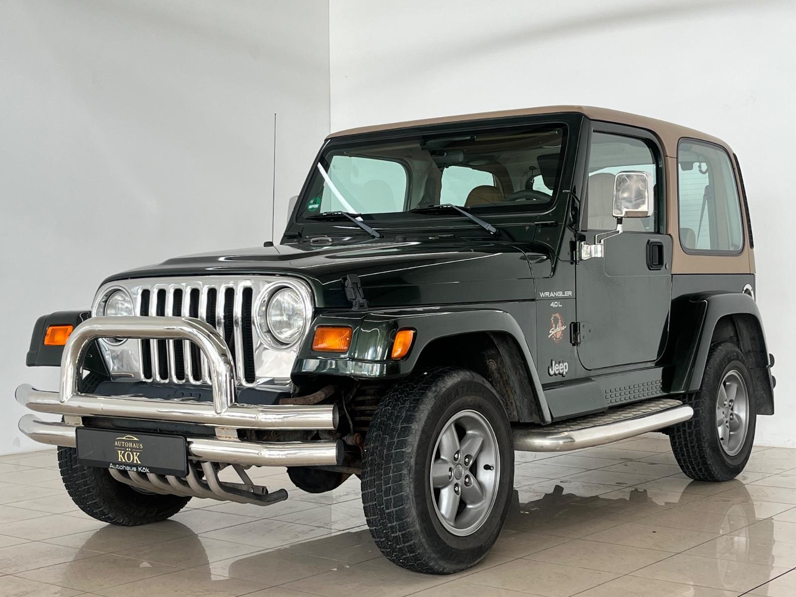 JEEP WRANGLER SAHARA - 4.0 177ch - 4X4 - VOLANT EN CUIR