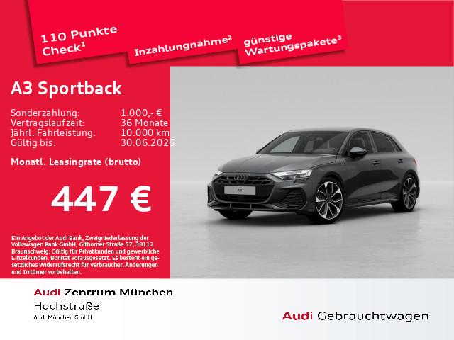 Audi A3 Sportback 35 TFSI S tronic S line ACC/HuD/Nav