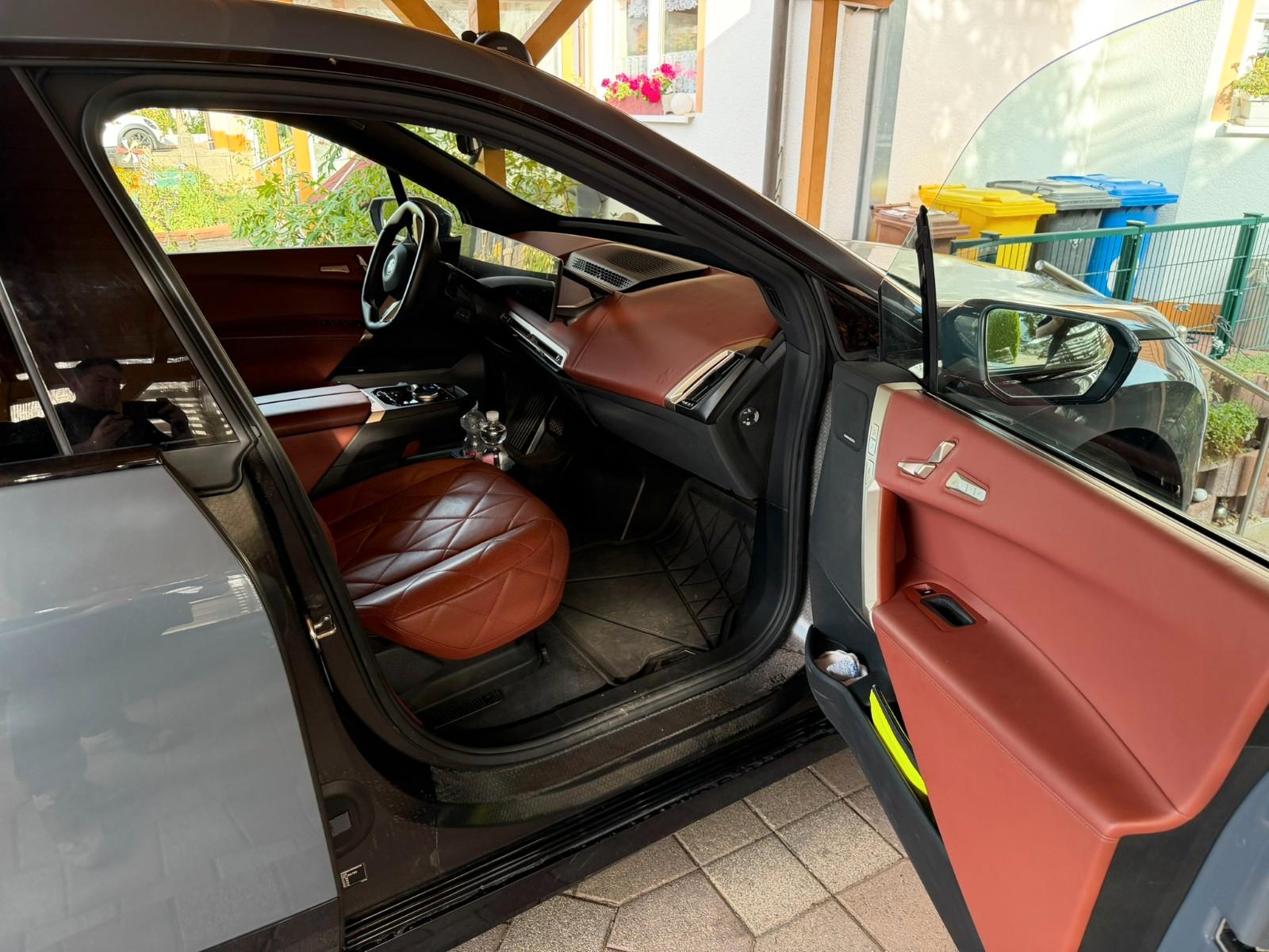 BMW iX xDrive50 - Storm Bay - Naturleder Castanea