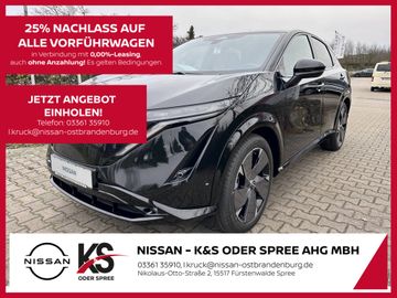 Nissan Leasing Angebot: Nissan ARIYA Evolve+ e-4ORCE 394PS 87kWh Pack Nappa-Bla