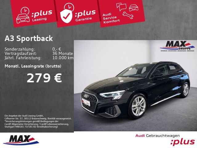 Audi A3 Sportback 30 TDI S LINE +LED+AHK+ALU+SMARTP+