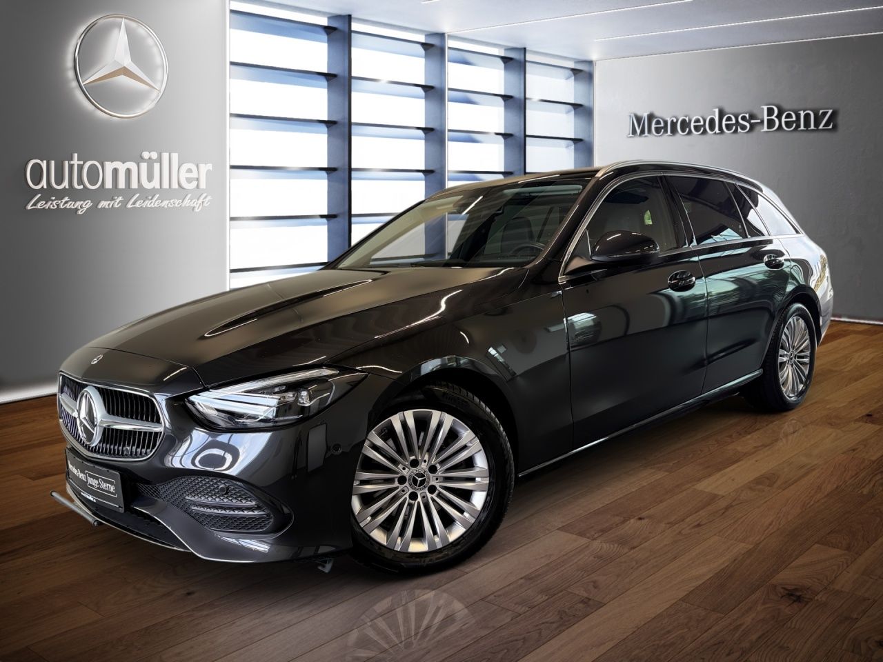 Fahrzeugabbildung Mercedes-Benz C 180 T AVANTG+AHK+TOTWIN+LHZ+KEYL+CARPL+AMBIEN+