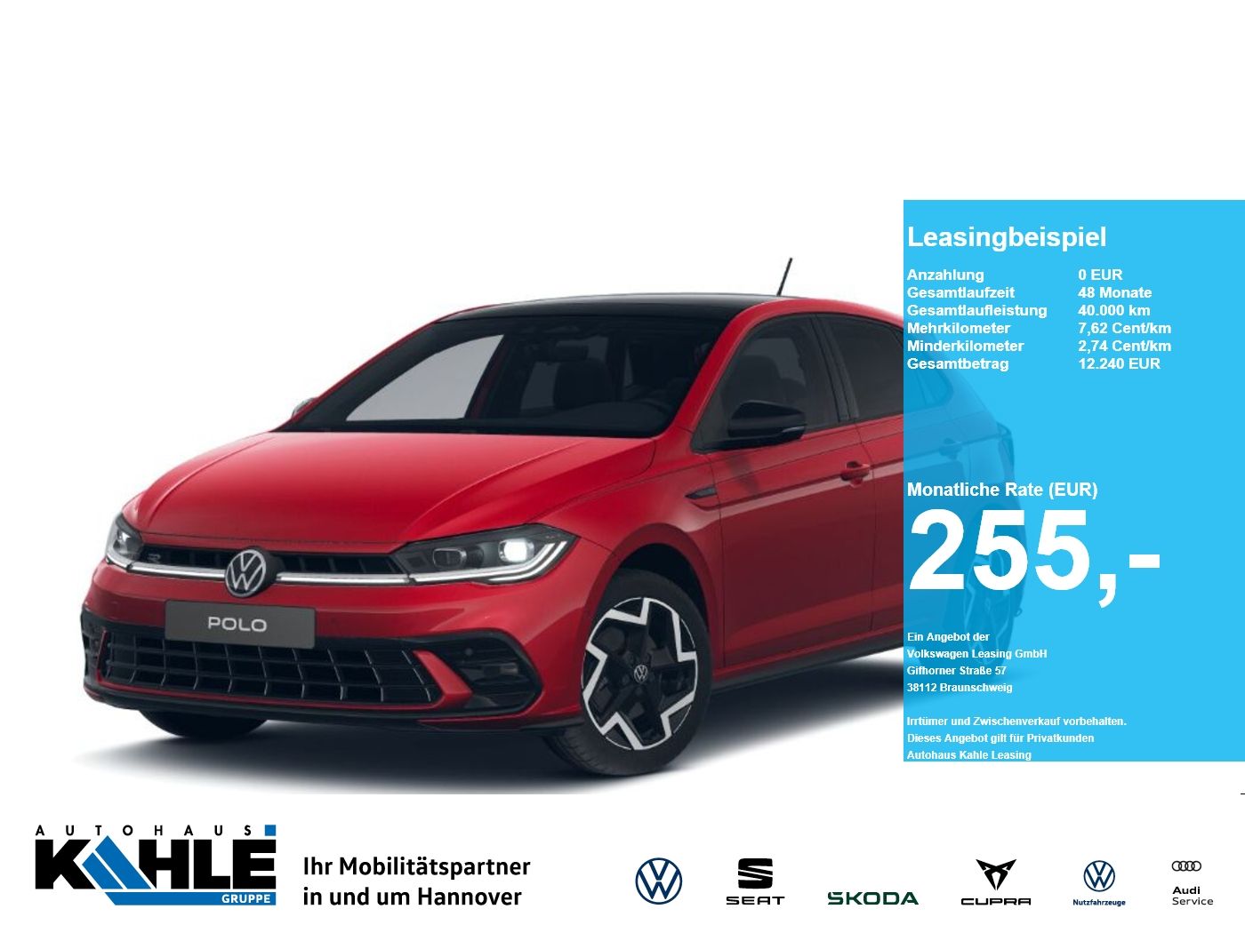 Volkswagen Polo R-Line 1.0 l TSI DSG CarPlay Pano Black