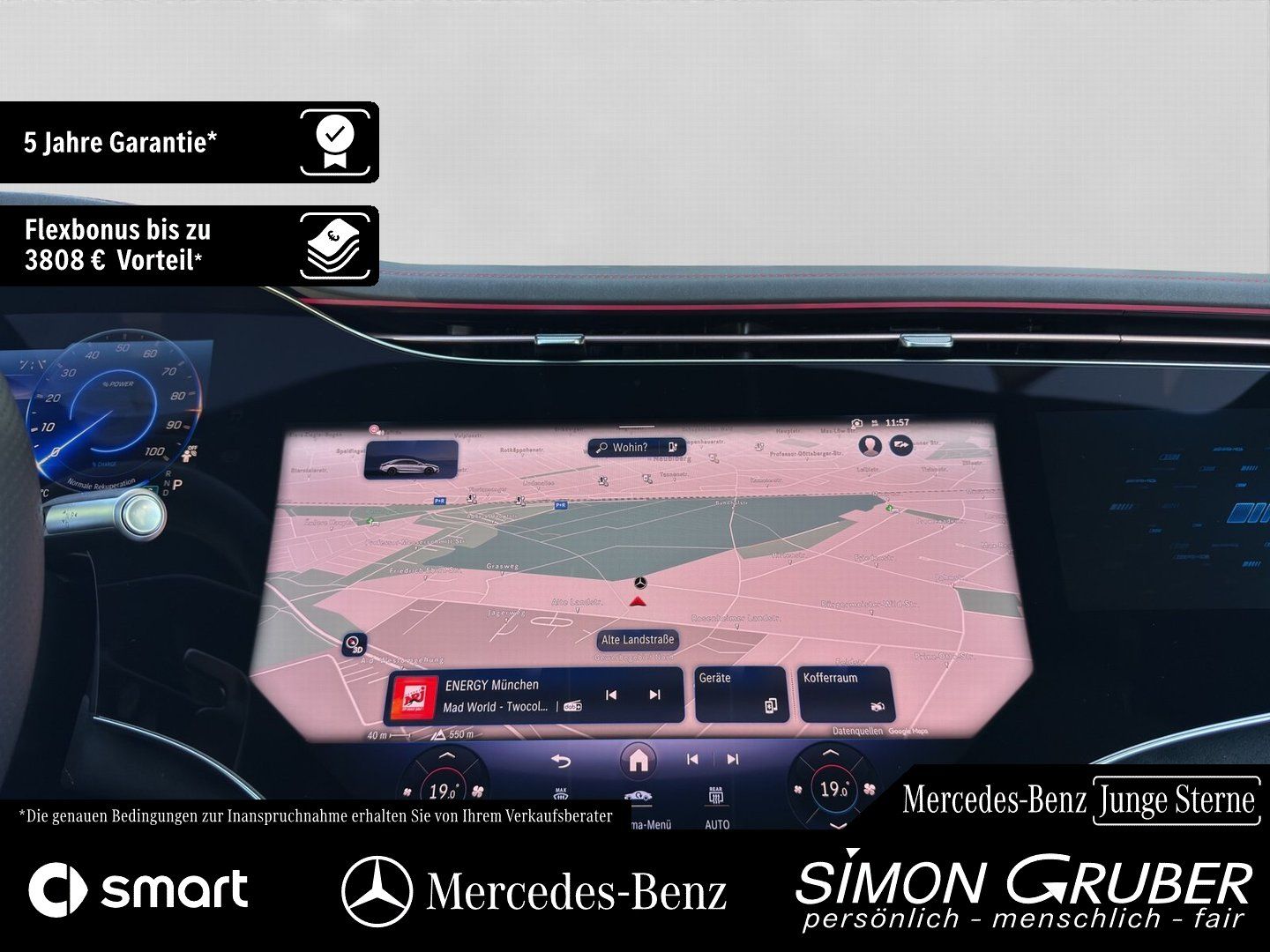Fahrzeugabbildung Mercedes-Benz EQS 53 4M+ AMG Pano Carbon Sitzkl Massage 118Kw
