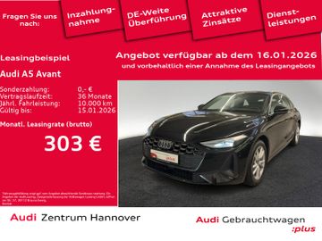 Audi Leasingangebot: Audi A5 Avant 2.0 TFSI Kamera ACC DAB Sportsitze