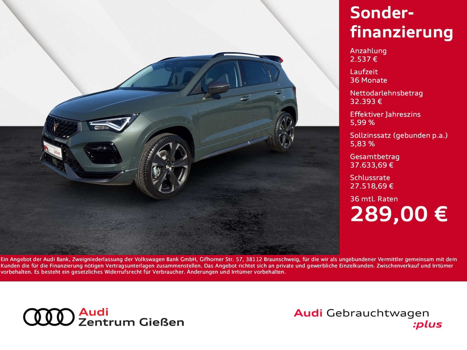 Cupra Ateca 1.5 TSI DSG Pano ACC AHK Kamera Navi Lenkr imagem 2