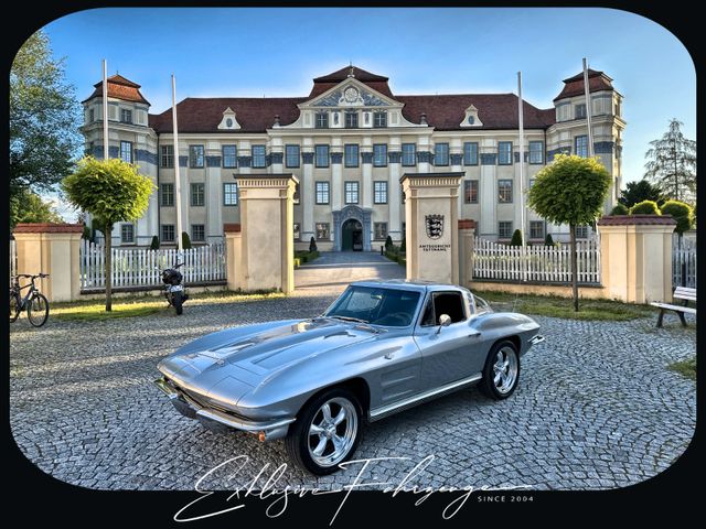 Corvette C2 Stingray|Satin Silver|nur 75.770mls|Sammlung|
