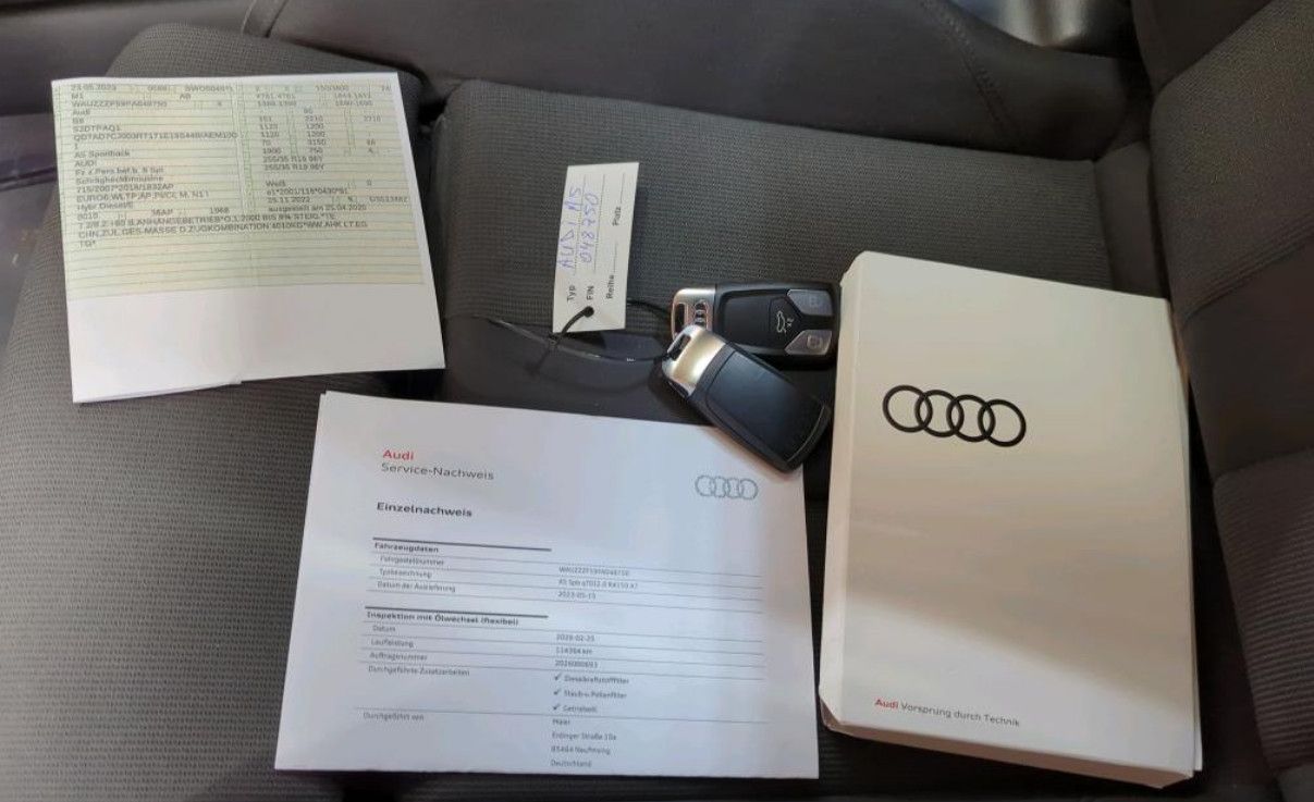 Fahrzeugabbildung Audi A5 SB 40d Quatt S Line LED/NAVI/PANO/B&O/SHZ/19"