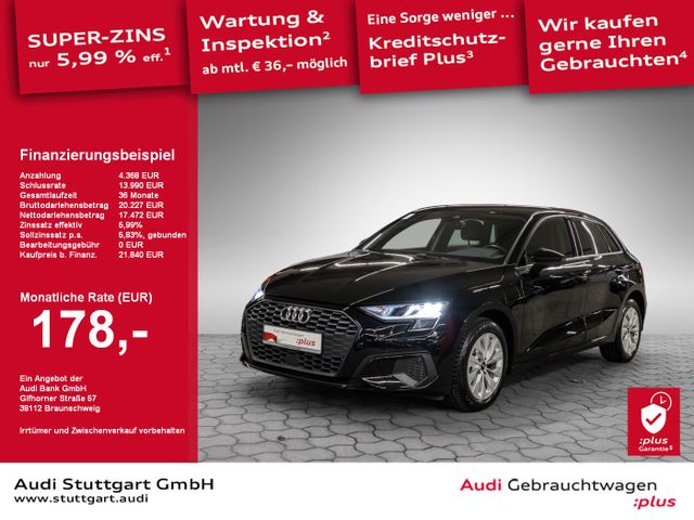 Audi A3 Sportback 40 TFSI e Navi virtCo PDC Sitzheiz.