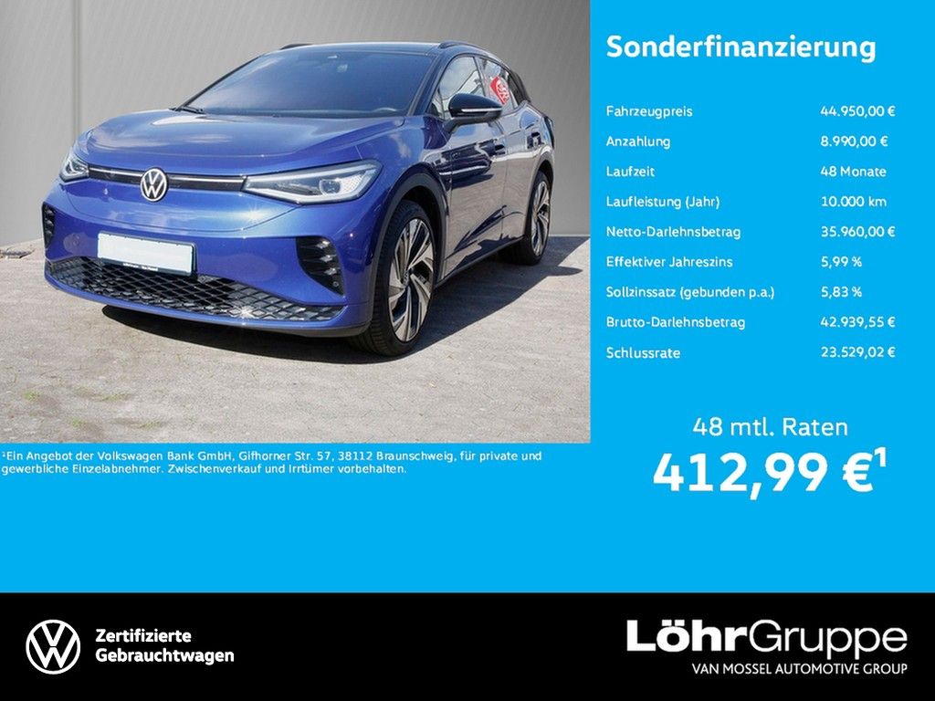 Volkswagen ID.4 4Motion GTX 21" ACC Pano AHK SHZ