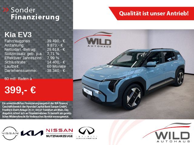 Kia EV3 Earth 58,3kWh, SHZ, LM-Felgen, Klima