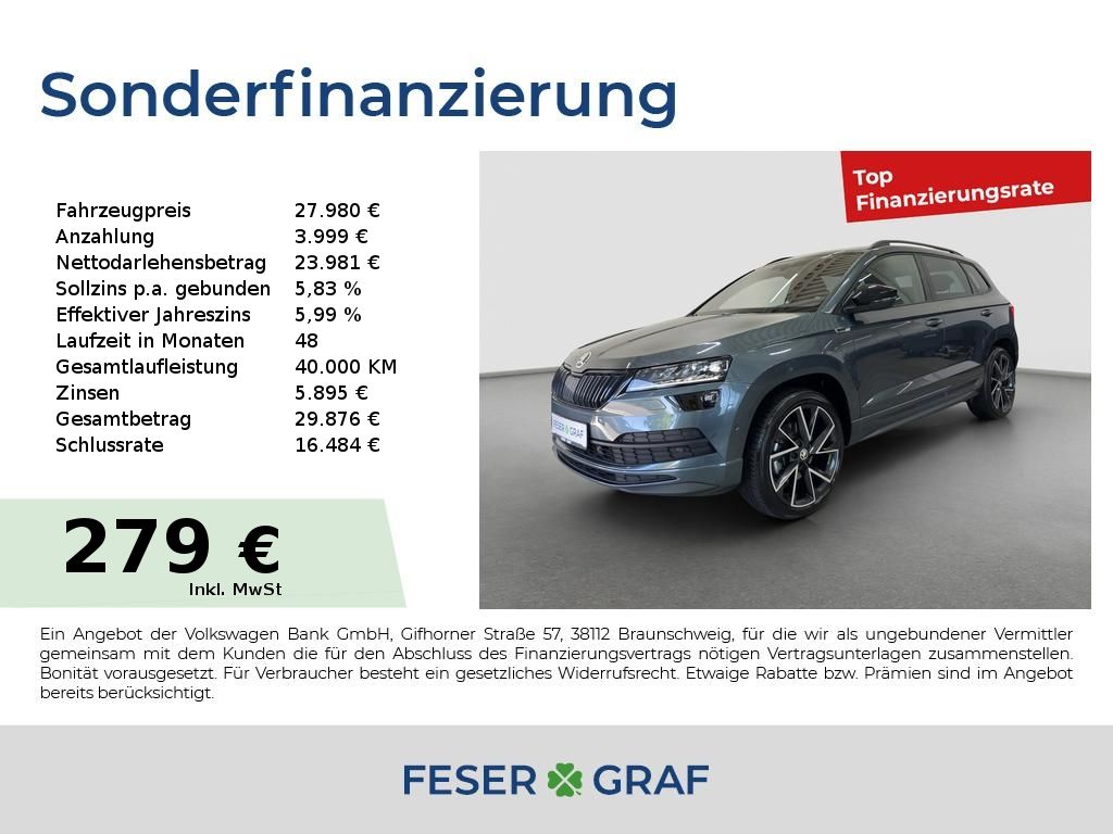 Karoq TDI DSG Sportline 4X4 ACC Navi Kamera AHK