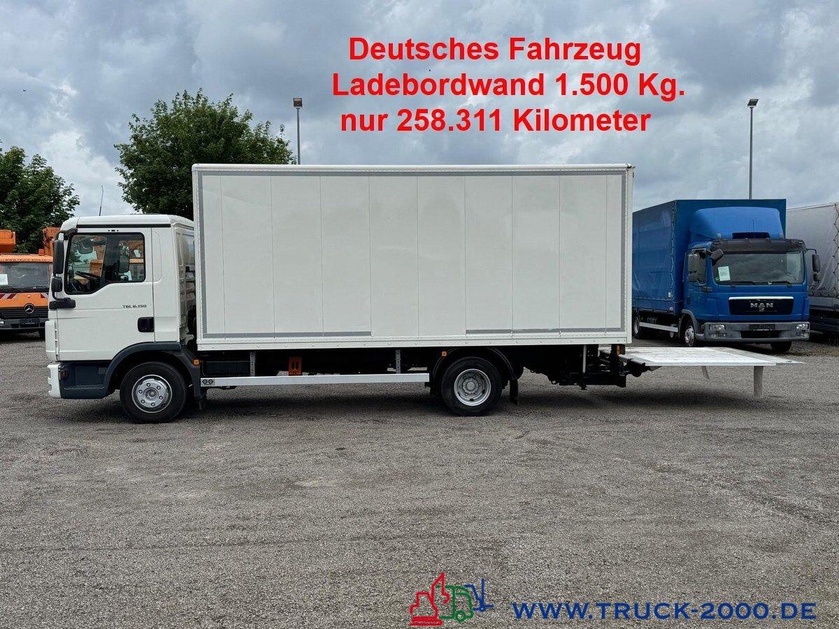MAN TGL 8.150 Koffer + Ladebordwand Dautel 1.500 Kg