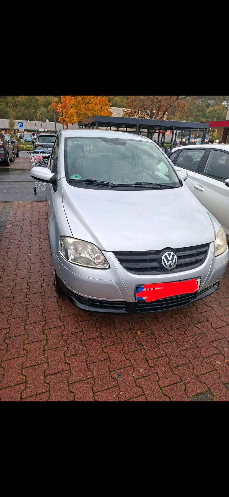 Volkswagen VW Fox Winterauto silber