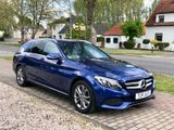 Mercedes-Benz C 180  C 180 T Avantgarde.LEDER.NAVI.LED. - Mercedes-Benz C-Klasse: Blau