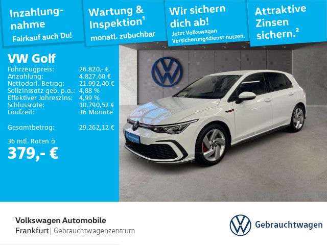 Volkswagen Golf VIII 2.0 TSI DSG GTI Navi LEDPlus DAB+ Fron
