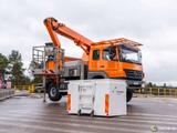 Mercedes-Benz  AXOR 1833 4x4 RUTHMANN T220 S12 Mounted Lift - Dreiseitenkipper 18 t