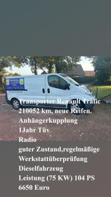 Renault Transporter Renault Trafic - Renault Trafic Transporter Gebrauchtwagen