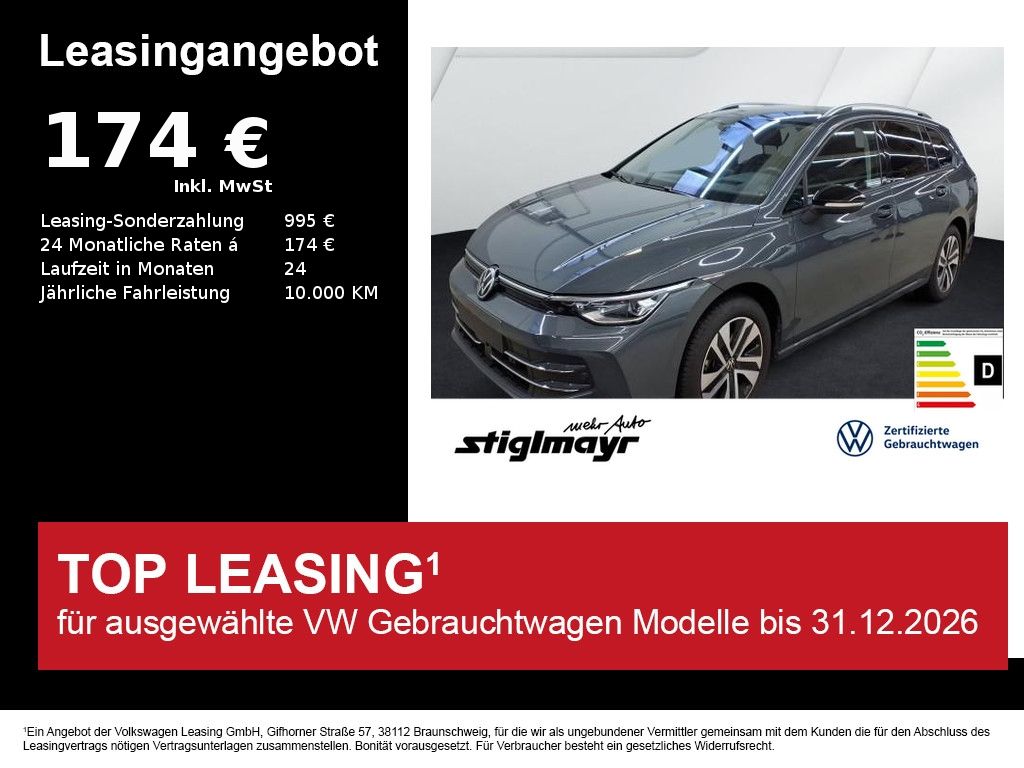 Volkswagen Golf VIII Variant ENERGY 1.5 TSI ACC+HUD+KAMERA+