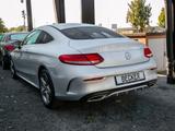 Mercedes-Benz C 200 Coupé AMG KAMERA BURMESTER TOTWINKEL LED - mit Benzin-Antrieb: Coupe, Silber