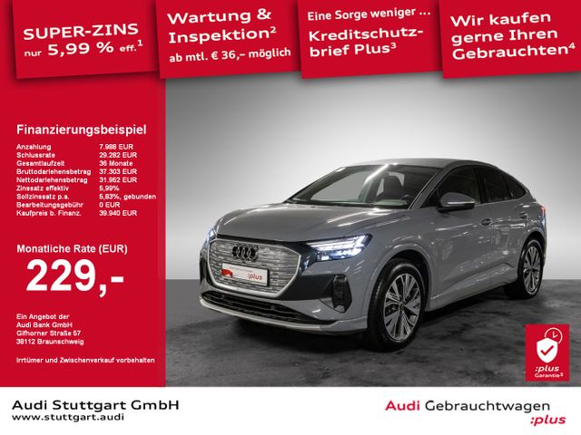 Audi Q4 Sportback 40 e-tron advanced AHK Matrix Kam