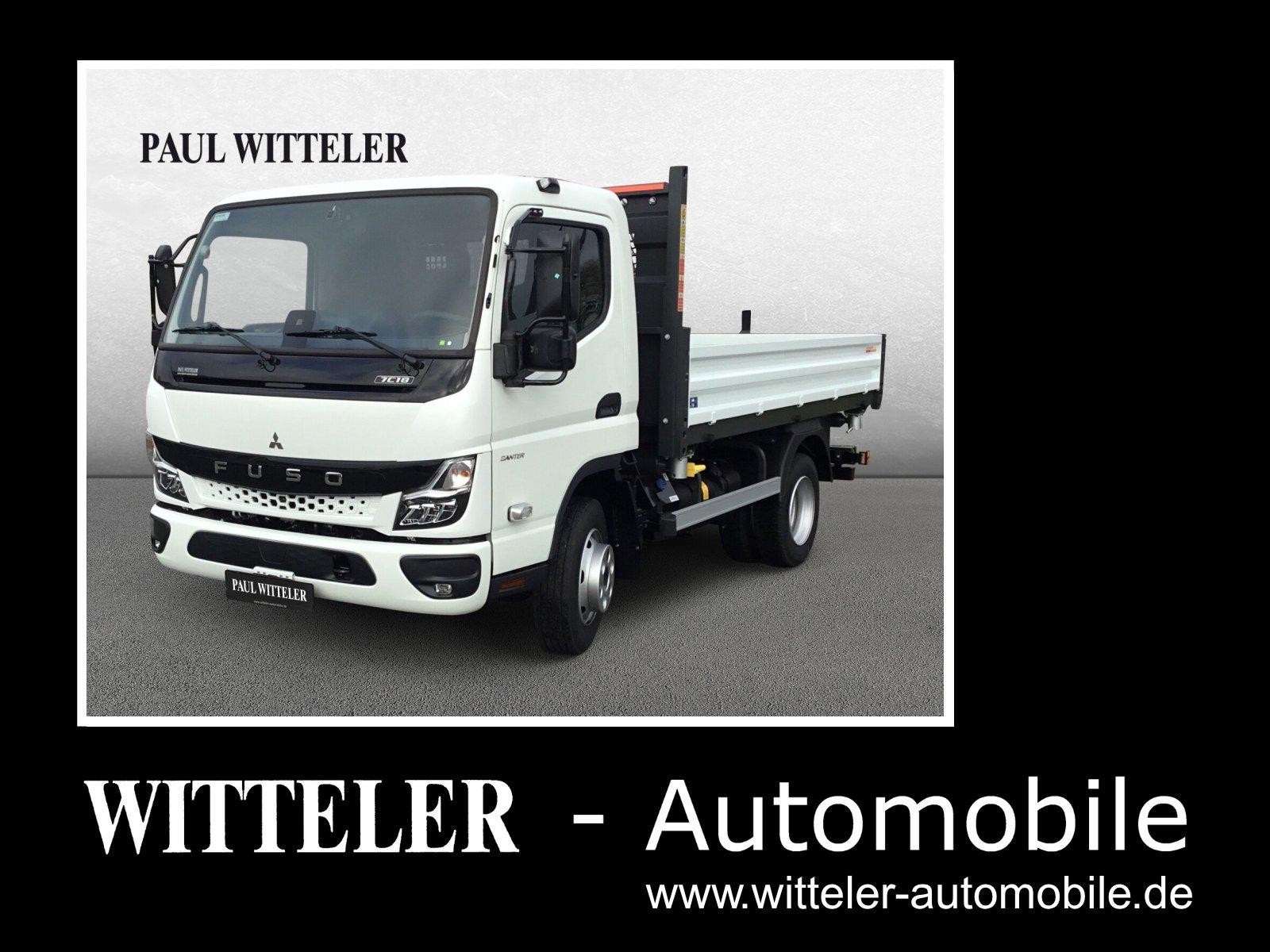 Mitsubishi Canter 7C18 Dreiseiten-Stahlkipper LED+Klima+Dif