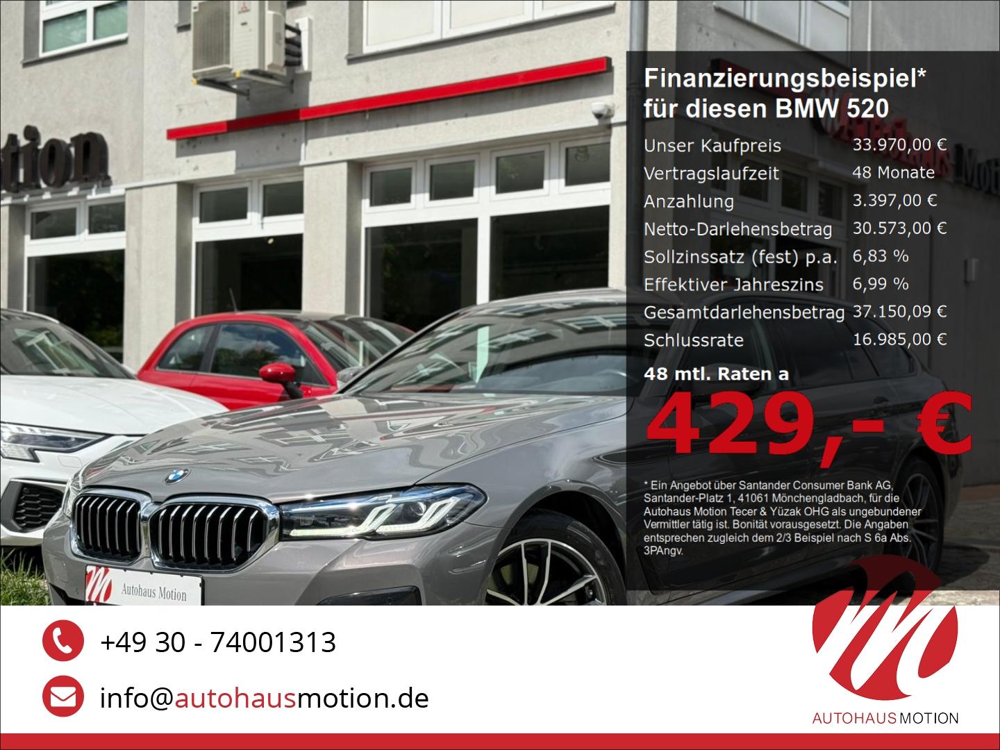BMW 520 d xDrive M Sport Touring Laser Navi HUD ACC 