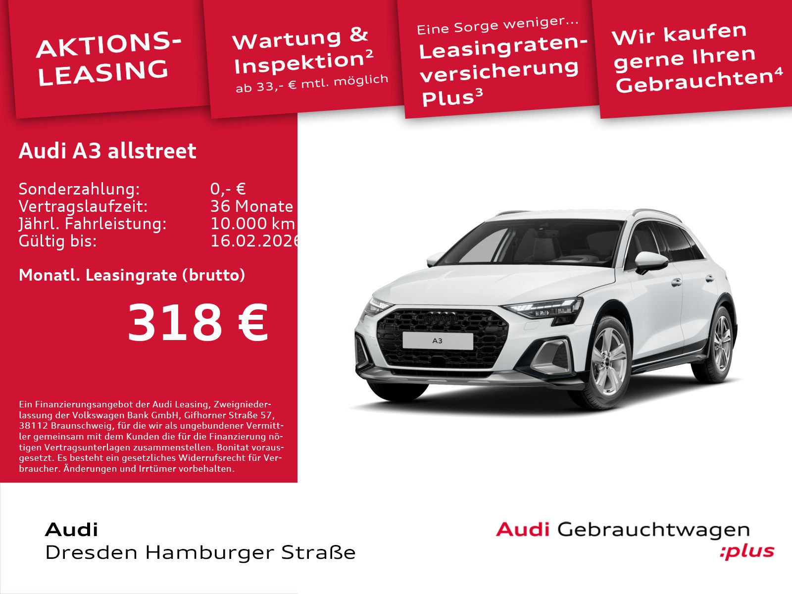 Audi A3 allstreet 35 TFSI Schaltgetriebe AHZV SONOS