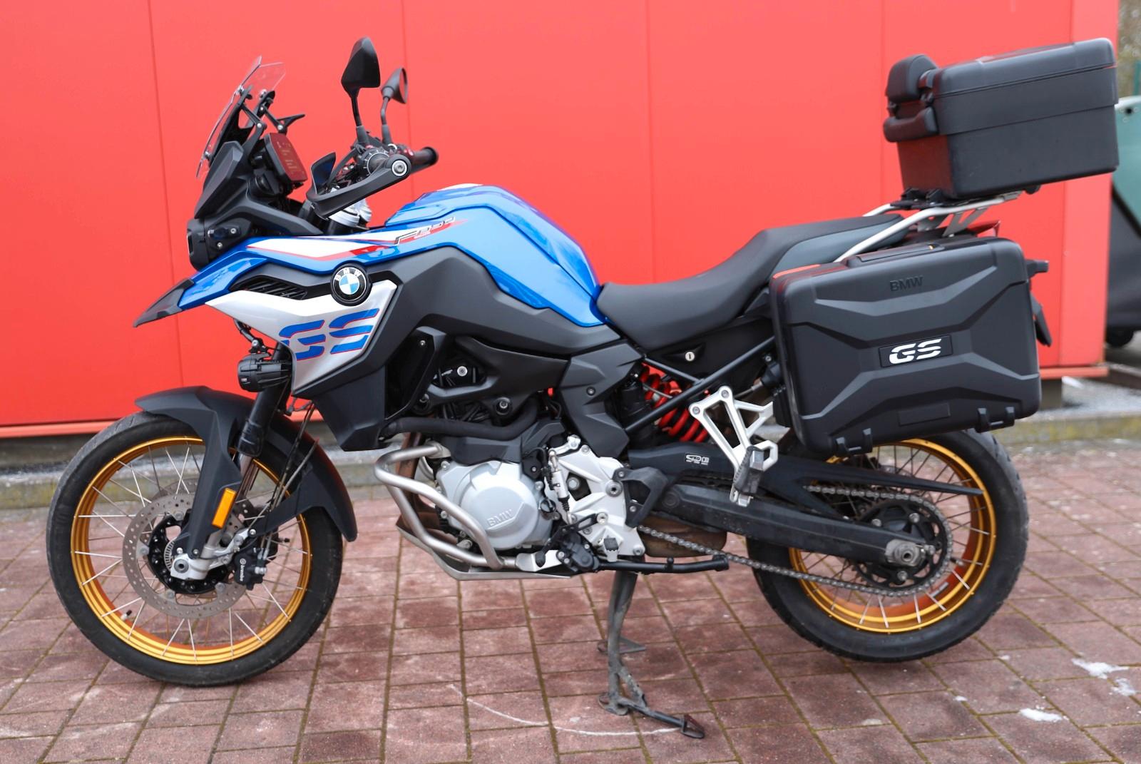 BMW F 850 GS Rally Koffer Topcase Scheckheft A2 Top