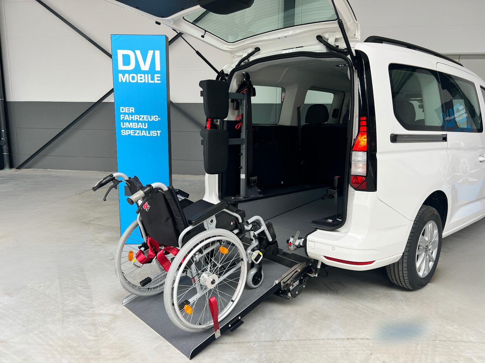 Volkswagen Caddy *Rollstuhlrampe* Heckausschnitt