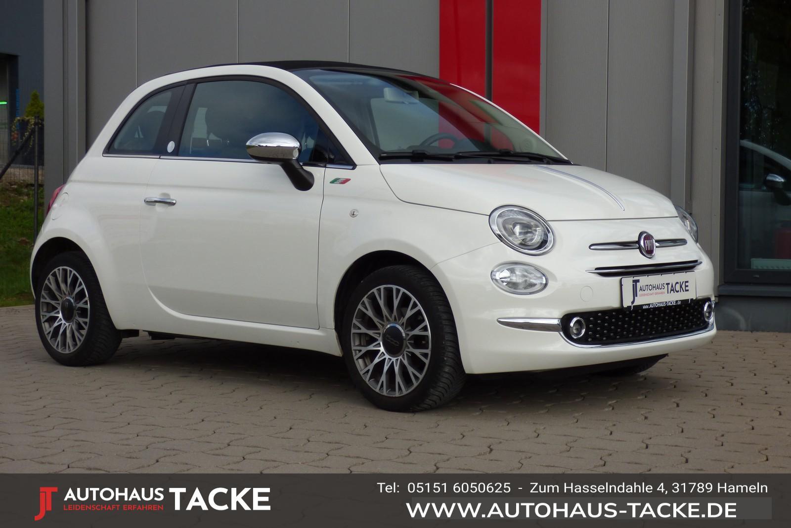 Fiat 500C Mirror Cabrio,Teilleder,PDC,Alu,Tempomat