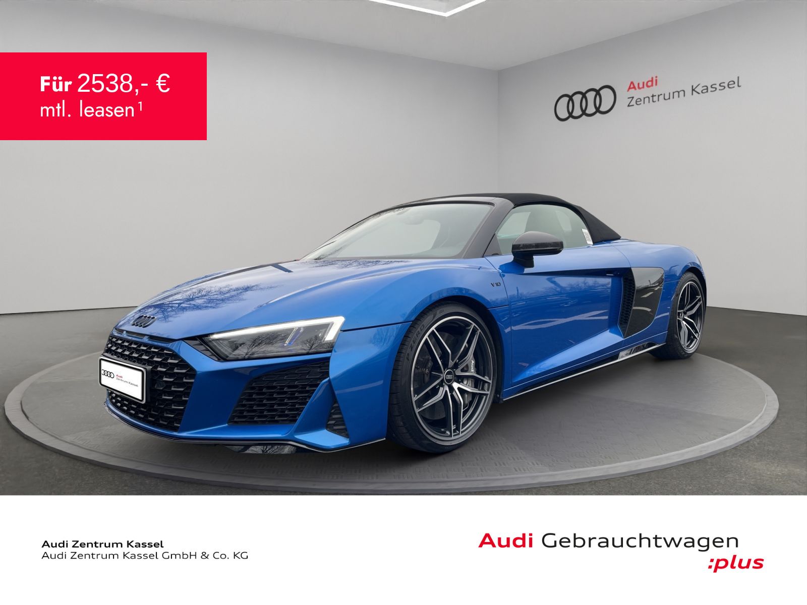 Audi R8 Spyder V10 perf. qu. Laser B&O Kamera Keramik