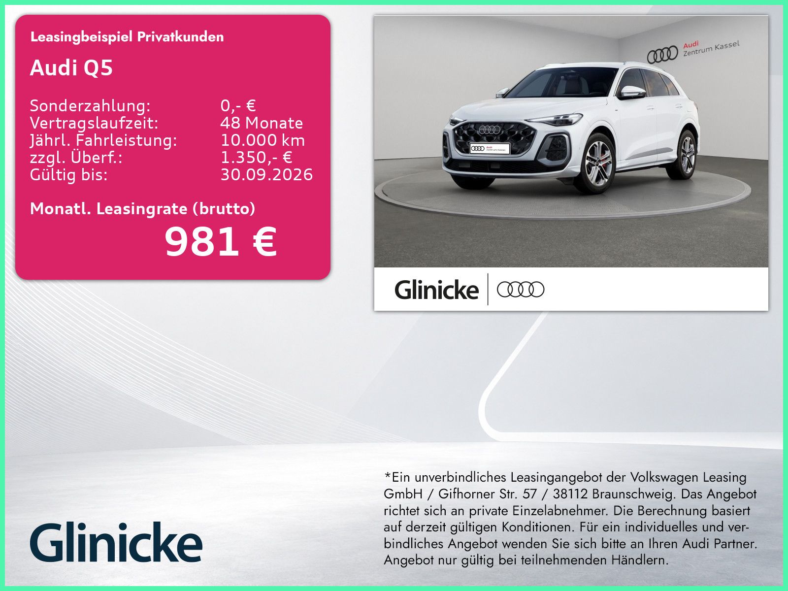 Audi Q5 SUV e-hybrid quattro Matrix AHK 360° Kamera