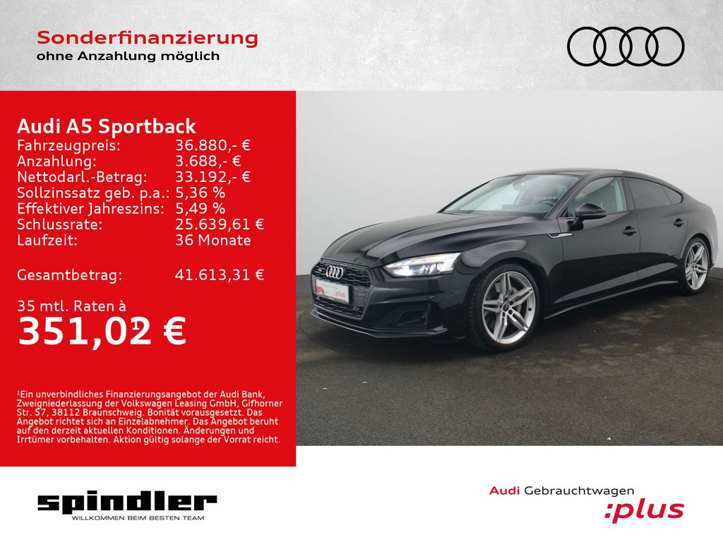 Audi A5 Sportback advanced 50TDI quattro / Pano, Navi