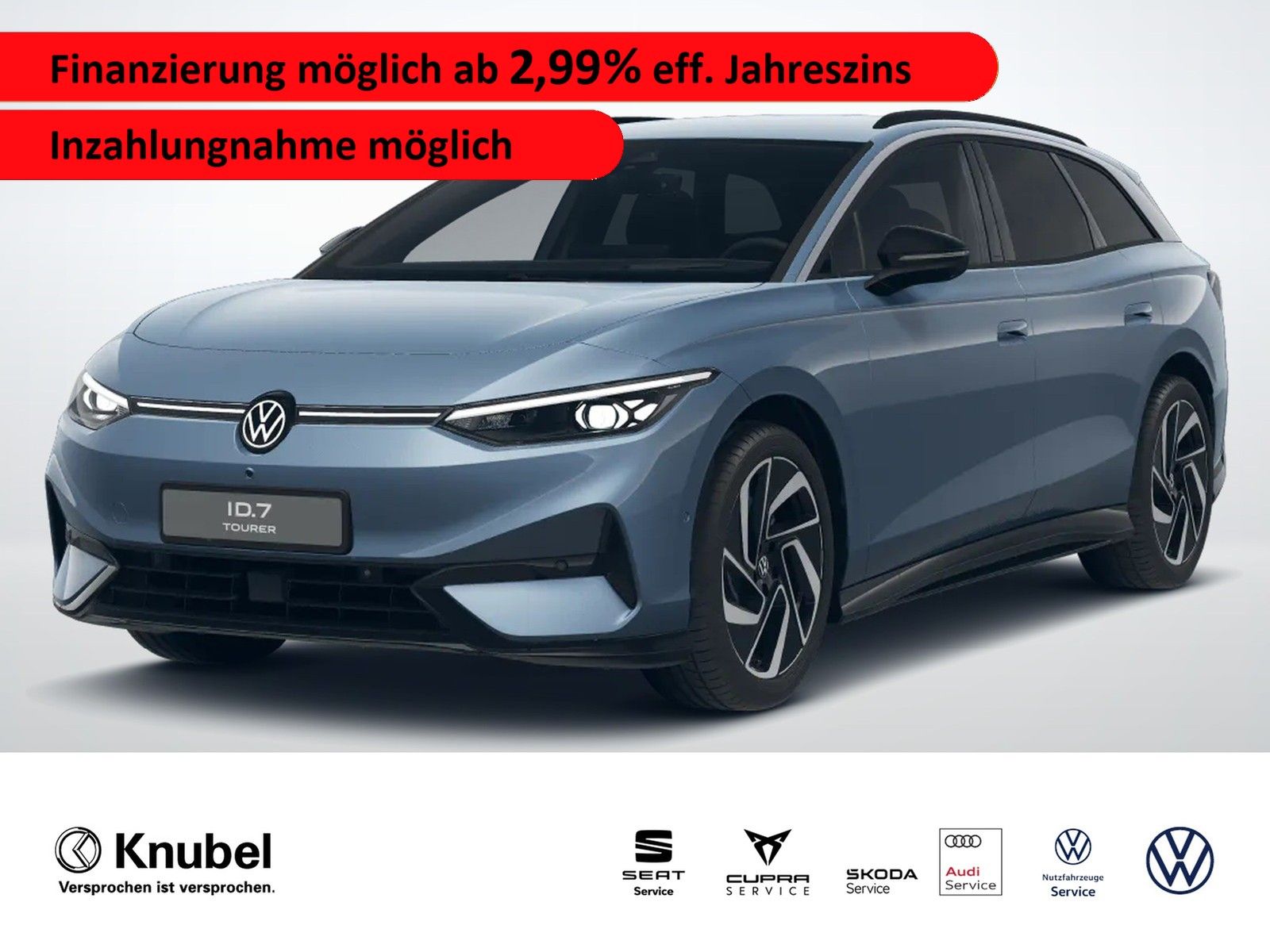 Volkswagen ID.7 Tourer Pro IQ.Light Navi AHK AreaView 20" K