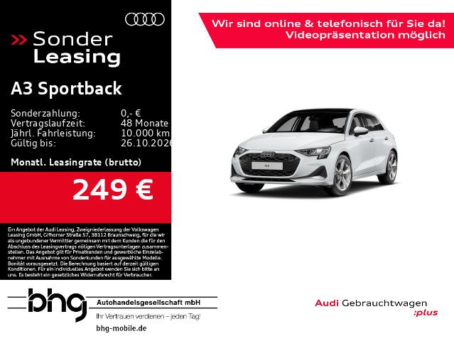 Audi A3 Sportback advanced 30 TFSI 85(11