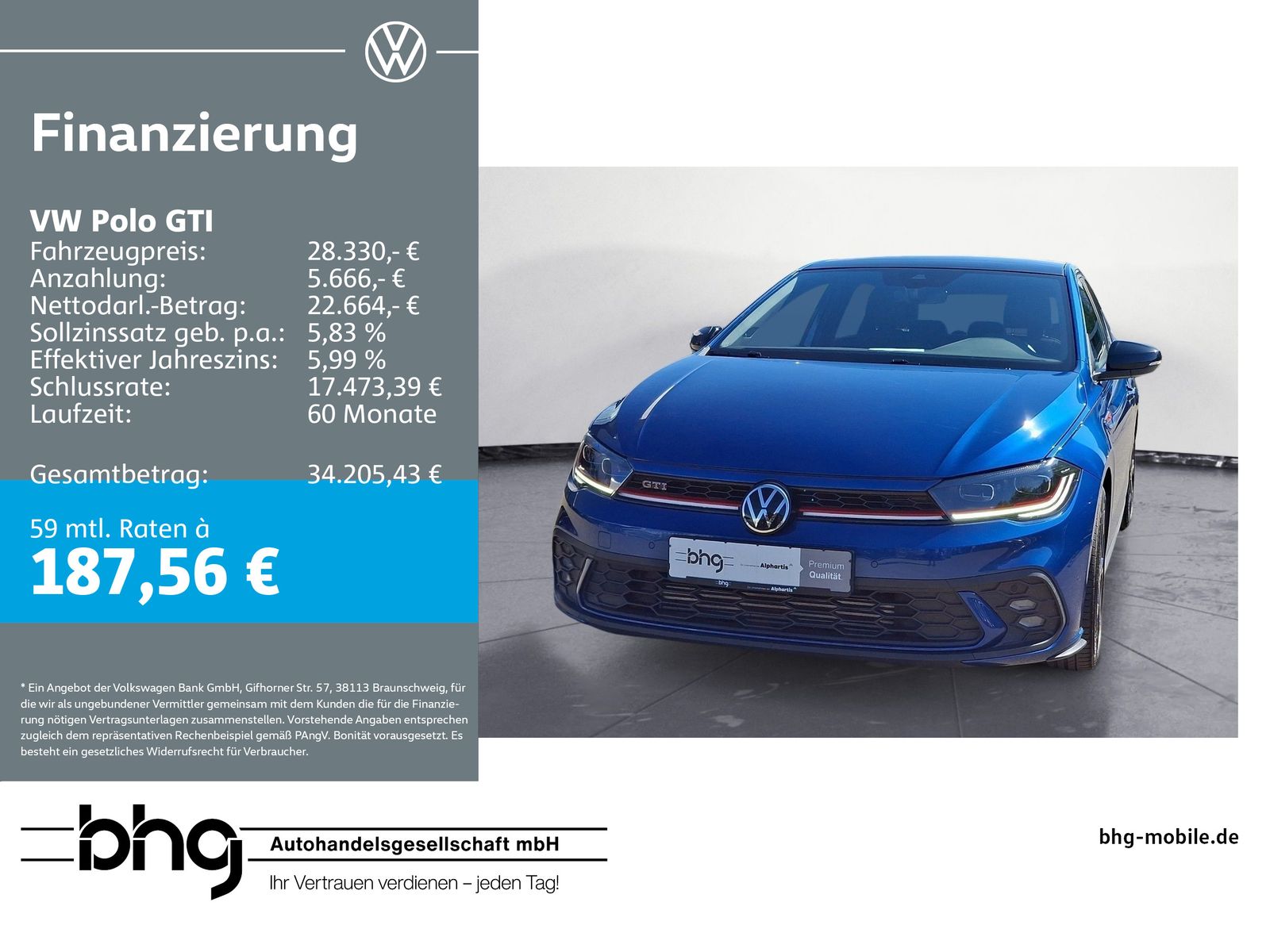 Volkswagen Polo GTI 2,0 TSI OPF DSG *PANO*LED*NAVI*